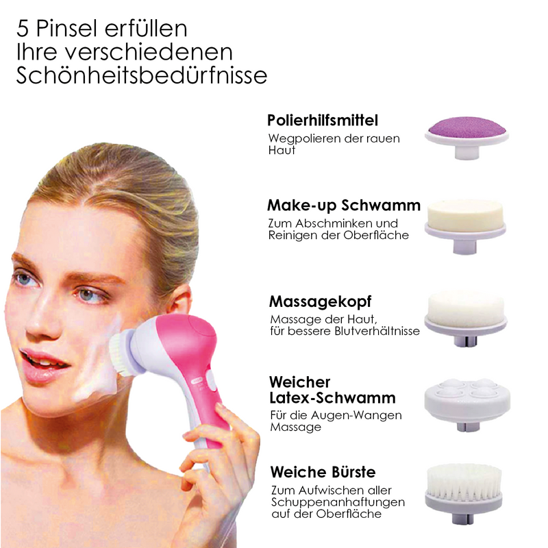 Gesichtsreinigungsbürste | 5-in-1 Set